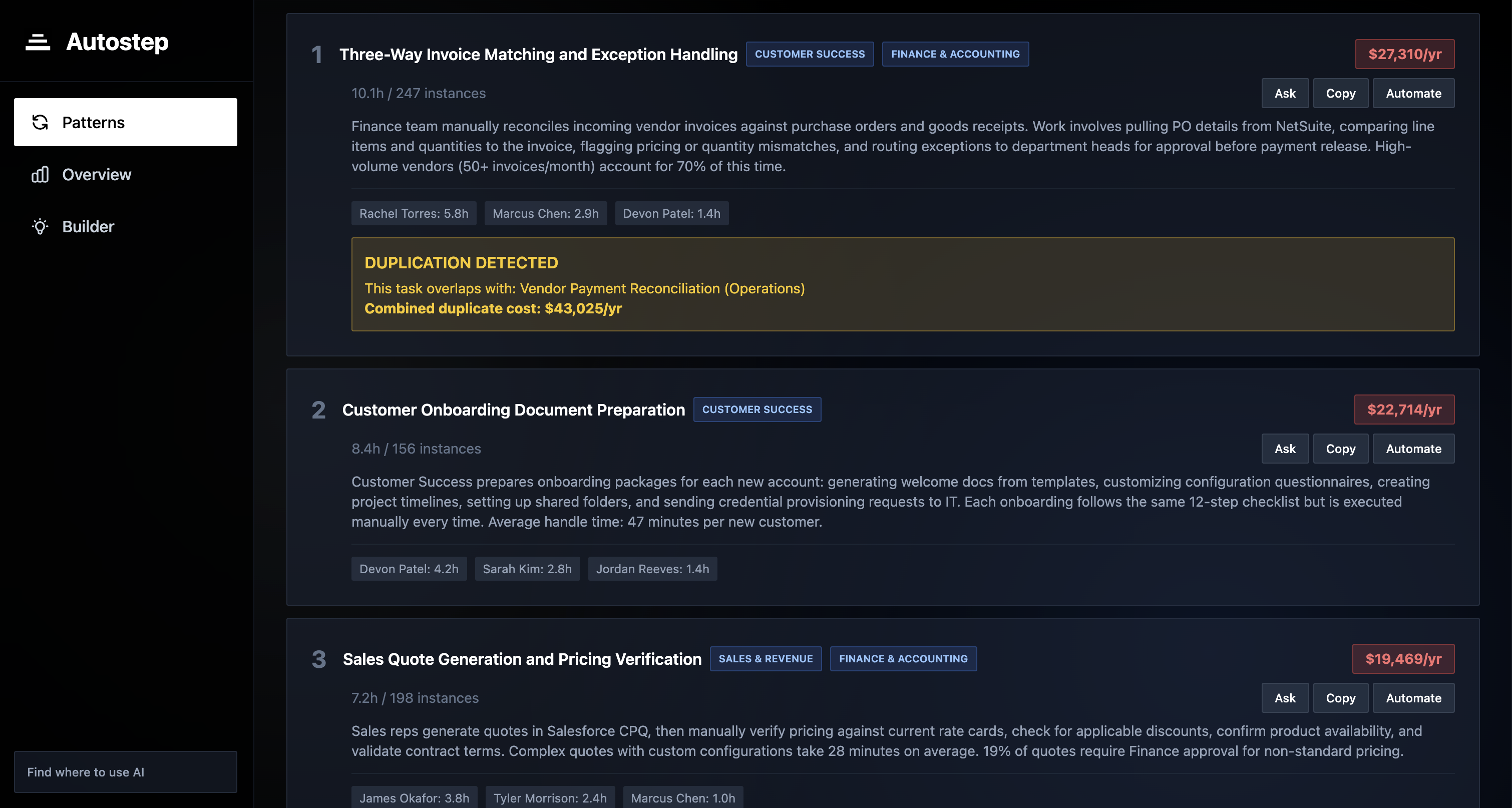 Interview your whole company at once.